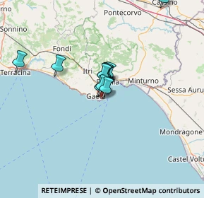 Mappa Salita Castello, 04024 Gaeta LT, Italia (9.19)