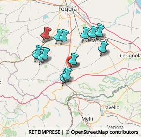 Mappa Via Ugo Foscolo, 71022 Ascoli Satriano FG, Italia (12.8225)