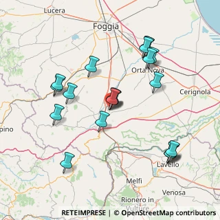 Mappa Posta Express, 71022 Ascoli Satriano FG, Italia (17.038)