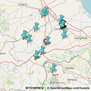 Mappa Posta Express, 71022 Ascoli Satriano FG, Italia (16.835)