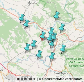 Mappa 81010 Ruviano CE, Italia (6.44643)