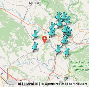 Mappa 81010 Ruviano CE, Italia (6.98647)