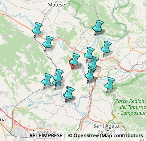 Mappa 81010 Ruviano CE, Italia (6.58438)