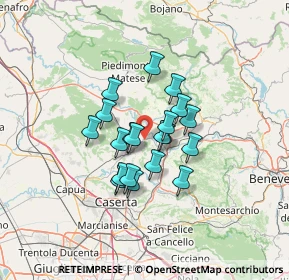 Mappa 81010 Ruviano CE, Italia (9.9345)