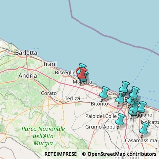 Mappa Rione Madonna dei Martiri, 70056 Molfetta BA, Italia (21.66333)