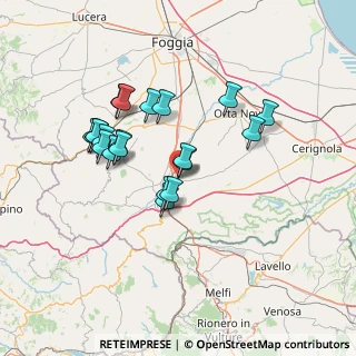 Mappa Via Stazione, 71022 Ascoli Satriano FG, Italia (13.329)