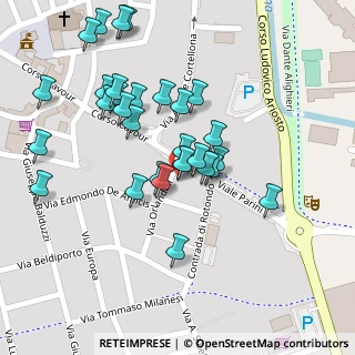 Mappa Via Silvio Santagostino, 27036 Mortara PV, Italia (0.1)