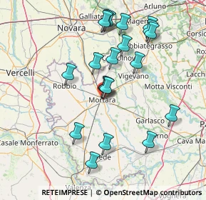 Mappa Via Silvio Santagostino, 27036 Mortara PV, Italia (15.045)