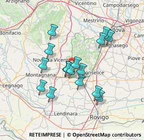 Mappa SP 21, 35030 Baone PD, Italia (11.90313)