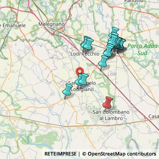 Mappa Via Guglielmo Marconi, 26866 Castiraga Vidardo LO, Italia (7.4925)