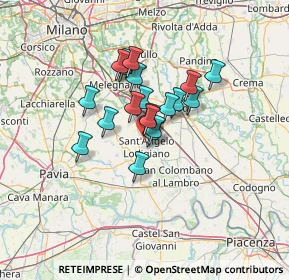 Mappa Via Guglielmo Marconi, 26866 Castiraga Vidardo LO, Italia (9.068)