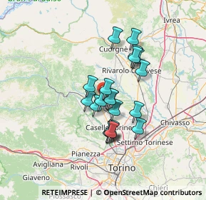 Mappa Strada Buratto Superiore, 10070 San Carlo Canavese TO, Italia (9.938)