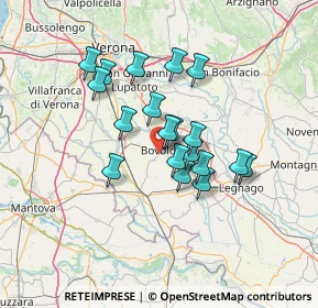 Mappa Via Salvator Allende, 37051 Bovolone VR, Italia (10.78421)