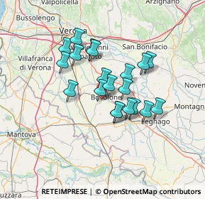 Mappa Via Salvator Allende, 37051 Bovolone VR, Italia (10.6365)