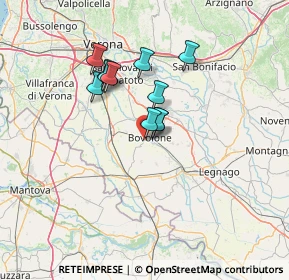 Mappa Via Vincenzo Monti, 37051 Bovolone VR, Italia (10.15455)