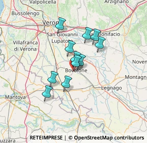 Mappa Via Vincenzo Monti, 37051 Bovolone VR, Italia (9.65182)