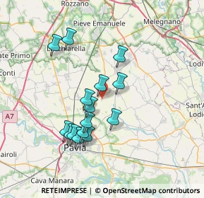 Mappa Via delle Querce, 27010 Bornasco PV, Italia (6.44467)