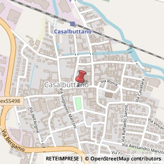 Mappa Via Cimitero, 5, 26011 Casalbuttano ed Uniti, Cremona (Lombardia)