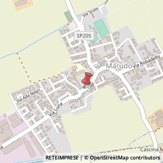 Mappa Via Roma, 14, 26866 Marudo, Lodi (Lombardia)