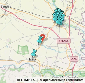 Mappa SP455 km 9.762, 13034 Desana VC, Italia (8.733)