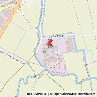 Mappa Via delle Robinie, 8, 27010 Bornasco, Pavia (Lombardia)