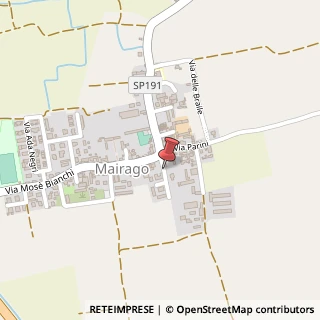 Mappa Piazza Guglielmo Marconi, 1, 26825 Mairago, Lodi (Lombardia)
