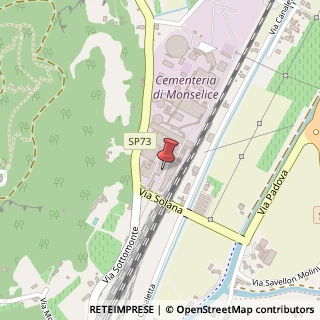 Mappa Via Solana, 8, 35043 Monselice, Padova (Veneto)