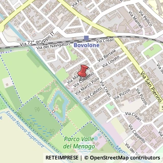 Mappa Via colombo cristoforo 2, 37051 Bovolone, Verona (Veneto)