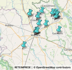 Mappa Via Luigi Cicconi, 27036 Mortara PV, Italia (7.021)