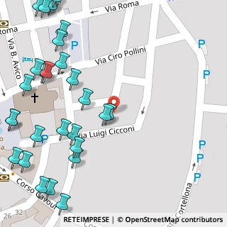 Mappa Via Luigi Cicconi, 27036 Mortara PV, Italia (0.08929)