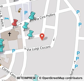 Mappa Via Luigi Cicconi, 27036 Mortara PV, Italia (0.1295)