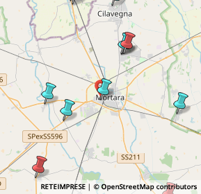Mappa Via Maria Montessori, 27036 Mortara PV, Italia (5.70385)