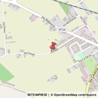 Mappa Via Dosso, 37051 Bovolone VR, Italia, 37051 Verona, Verona (Veneto)