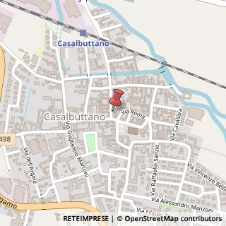 Mappa Via Felice Cavallotti, 8, 26011 Casalbuttano ed Uniti, Cremona (Lombardia)