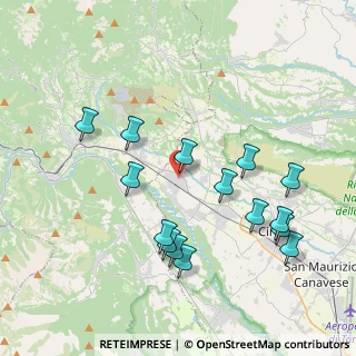 Mappa Via alla parrocchia, 10075 Mathi TO, Italia (4.09267)