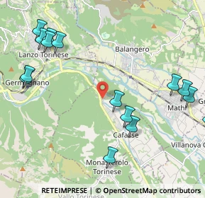 Mappa Via Barra, 10070 Cafasse TO, Italia (2.65867)