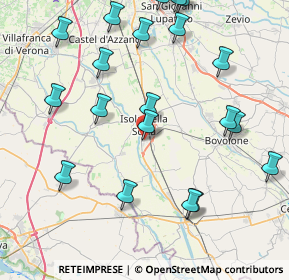 Mappa Via Palladio Andrea, 37063 Isola della Scala VR, Italia (9.715)