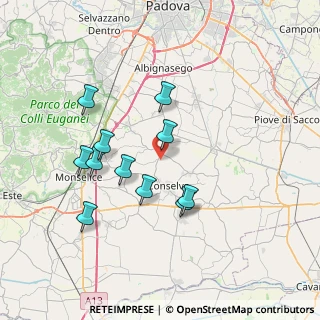 Mappa Via Fossalta, 35025 Cartura PD, Italia (6.75364)