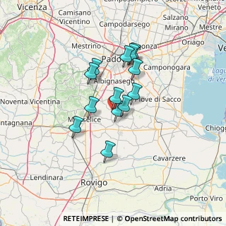 Mappa Via Fossalta, 35025 Cartura PD, Italia (9.98)