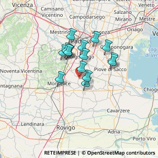 Mappa Via Fossalta, 35025 Cartura PD, Italia (10.248)
