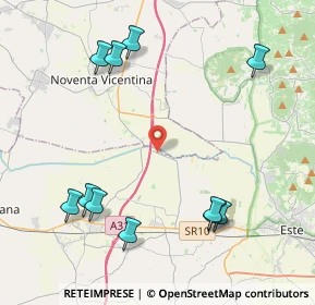Mappa Via Santa Croce, 36025 Noventa vicentina VI, Italia (4.98909)