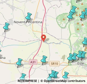 Mappa Via Santa Croce, 36025 Noventa vicentina VI, Italia (7.0735)