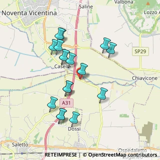 Mappa Via Santa Croce, 36025 Noventa vicentina VI, Italia (1.75294)