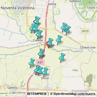 Mappa Via Santa Croce, 36025 Noventa vicentina VI, Italia (1.81)