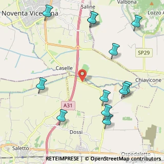 Mappa Via Santa Croce, 36025 Noventa vicentina VI, Italia (2.62833)