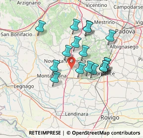 Mappa Via Santa Croce, 36025 Noventa vicentina VI, Italia (11.81278)