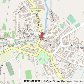 Mappa Via del Castello, 16, 35020 Pernumia, Padova (Veneto)