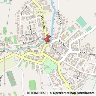Mappa Via Del Castello, 35, 35020 Pernumia, Padova (Veneto)