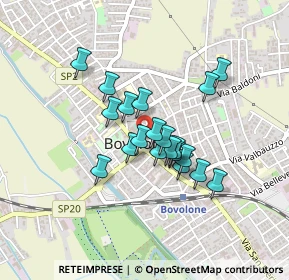 Mappa Piazza Vittorio Emanuele, 37051 Bovolone VR, Italia (0.319)