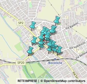 Mappa Piazza Vittorio Emanuele, 37051 Bovolone VR, Italia (0.2585)